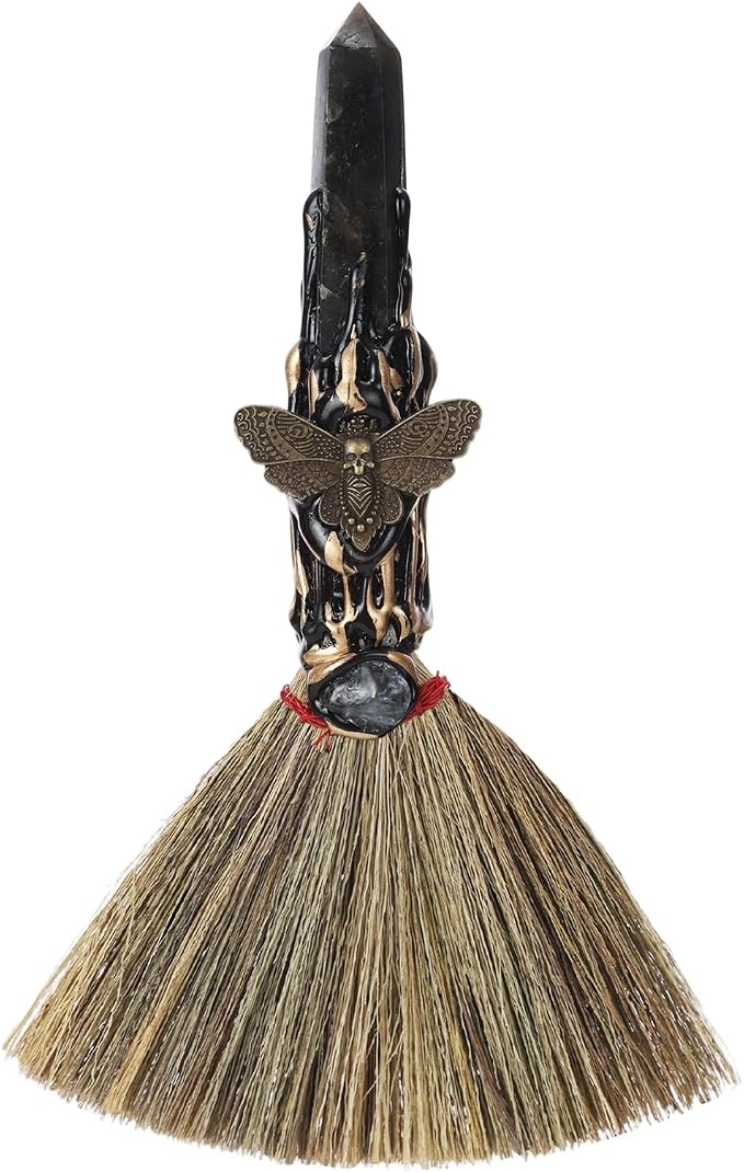 Labradorite Witch Altar Broom - Image 2