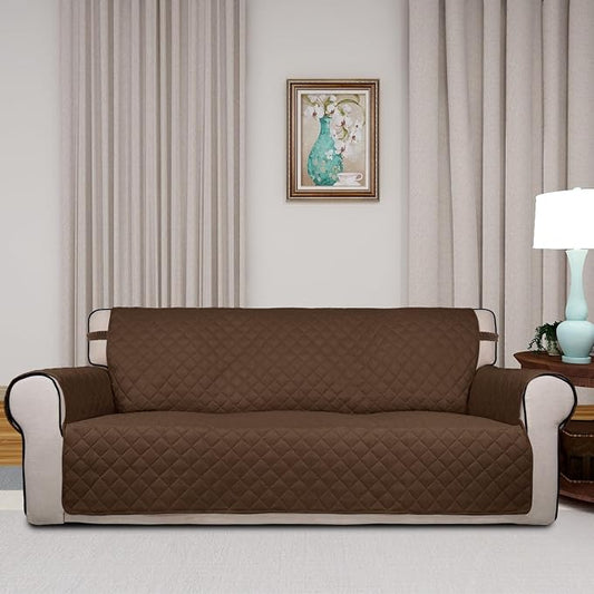 PureFit Reversible Quilted Sofa Cover, Water Resistant Slipcover Furniture - Image 2