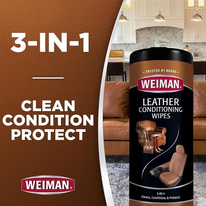 Weiman Stainless Steel Wipes and Leather Wipes - Image 6