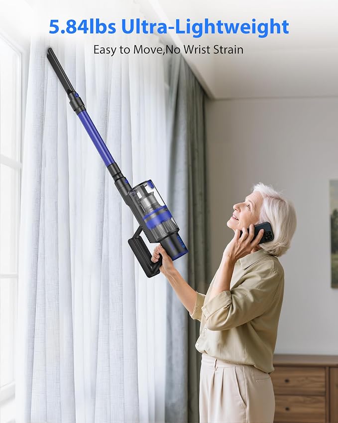 Cordless Vacuum Cleaner, 45KPA Stick Vacuum Cleaners - Image 5