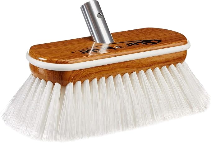 STAR BRITE 8" Premium Cleaning Brush – Synthetic Wood Block by Starbrite