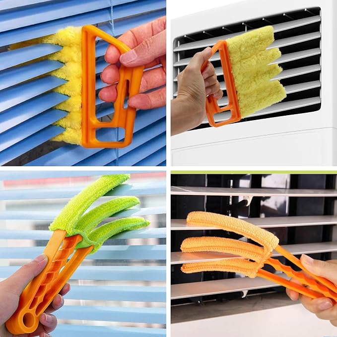 Window Blind Cleaner Duster Set, Washable Dusting Cleaner Air Vent Cleaning - Image 5