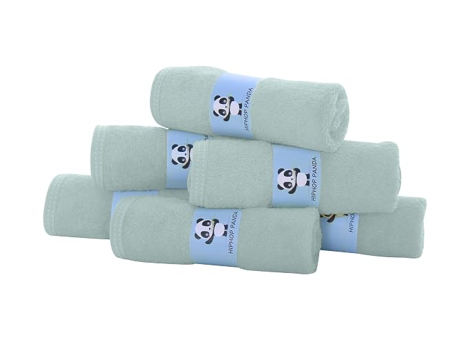 HIPHOP PANDA Baby Washcloths, Rayon Made from Bamboo - Image 4
