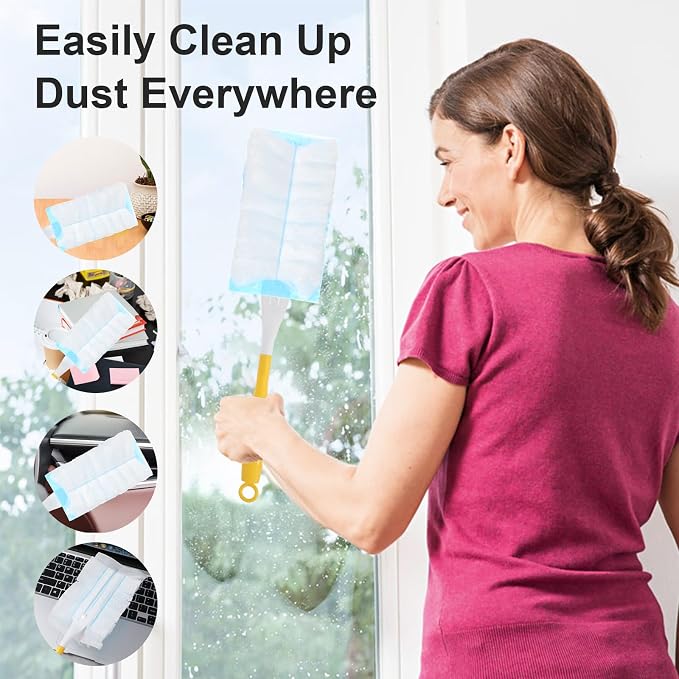 Duster Refills 60 Count Static Dust Removal Brush 180° Multi-Surface Bulk - Image 7