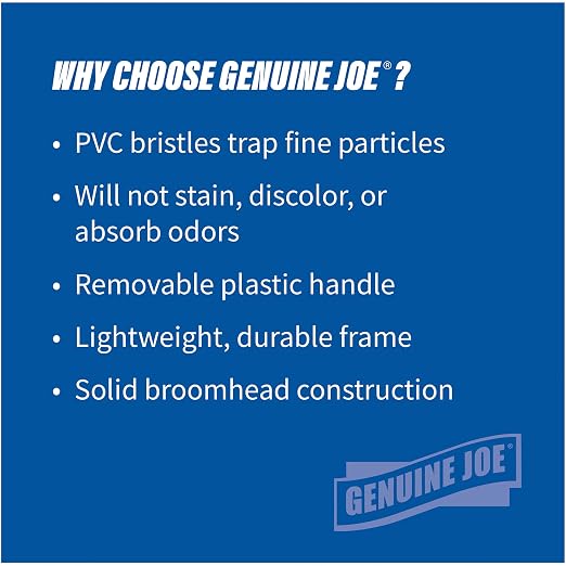 Genuine Joe GJO58562 Lightweight Manual Angle Broom - Image 8