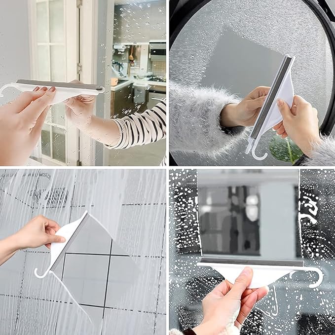 Tiny Bathroom Shower Mirror Squeegee - Image 2