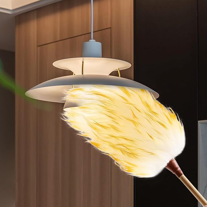 Wool Duster 20 inch Soft Natural Feather Dusters - Image 4