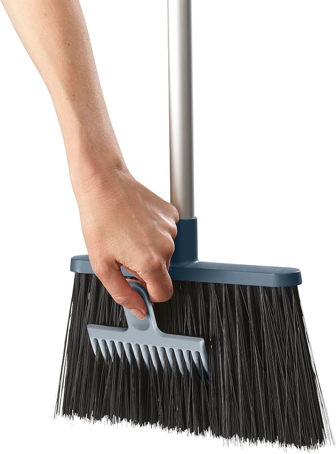 Joseph Joseph CleanStore Wall-Mounted Adjustable Long Handle Broom Sweeper - Image 2