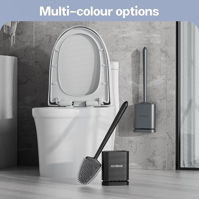 ASOBEAGE Deep Cleaner Toilet Brush: Silicone Toilet Brush - Image 7