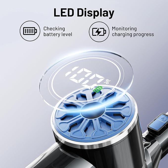 Cordless Vacuum Cleaner with Self-Standing, LED Screen Stick Vacuum Cleaners - Image 4