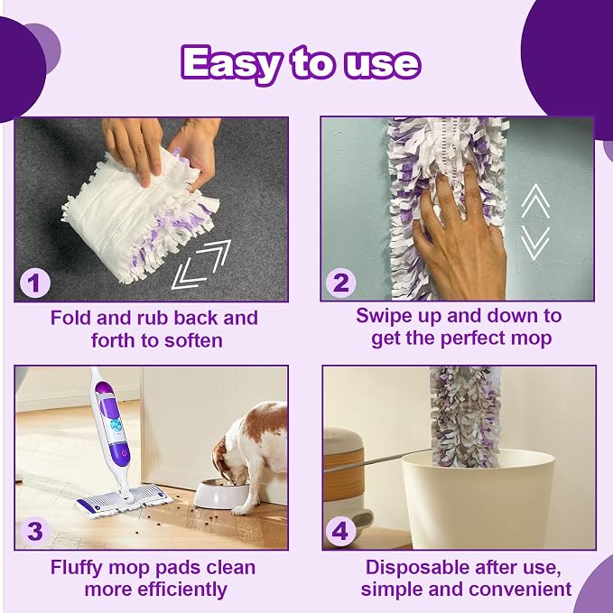 48 Pack PowerMop Refills Pads for Swiffer PowerMop Multi-Surface Mops and - Image 6