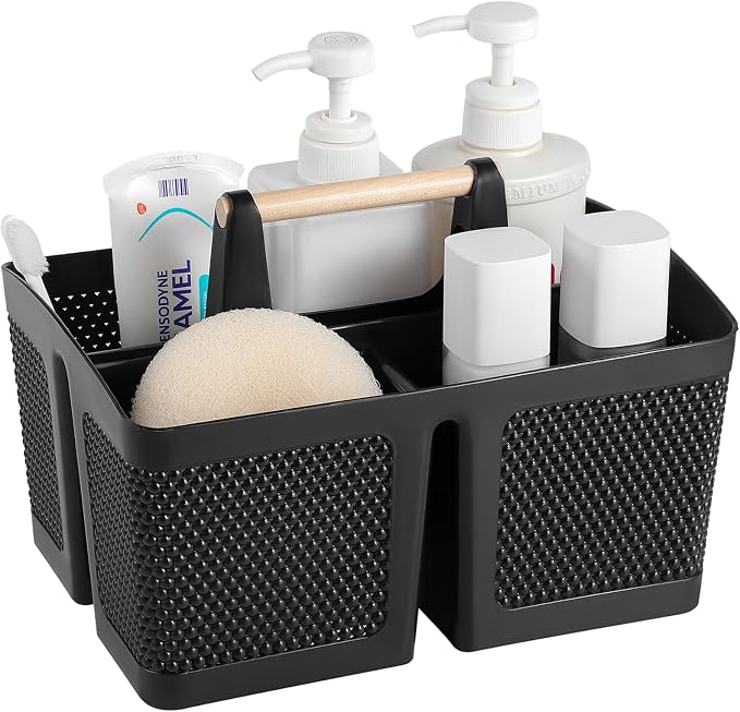 rejomiik Portable Shower Caddy Basket Plastic Cleaning Caddy Organizer Storage by rejomiik