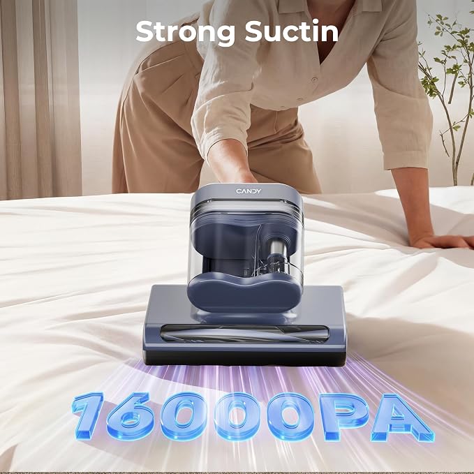 Candy Mattress Vacuum Cleaner, 16Kpa Bed Vacuum Cleaner - Image 3