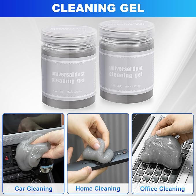 THINKWORK Windshield Cleaner Tool, Car Interior Cleaning Kit, Car Detailing Kit - Image 5