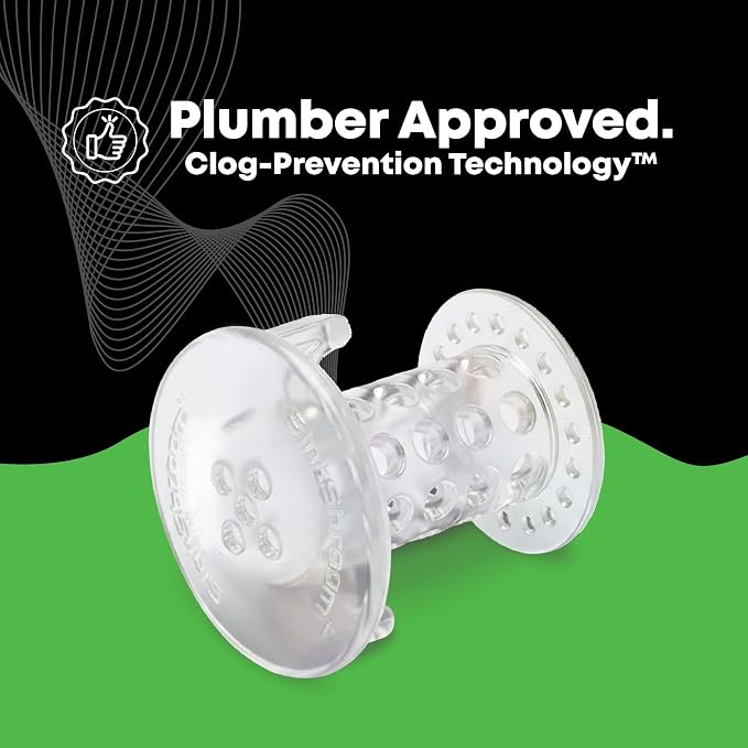 SinkShroom SSCLE988 The Revolutionary Sink Drain Protector Hair - Image 6