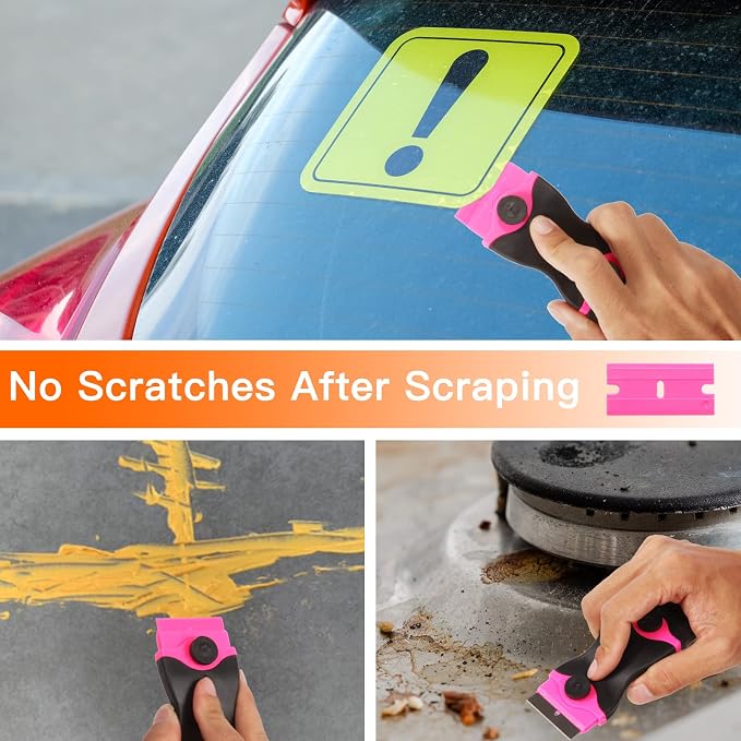 2PACK Razor Blade Scraper, 2-in-1 Scraper Tool - Image 8