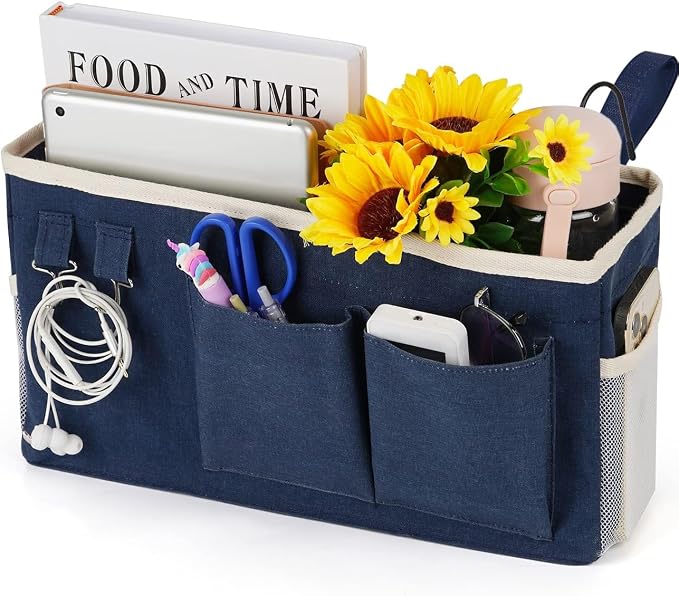 Loghot Bedside Caddy/Bedside Storage Bag Hanging Organizer by Loghot