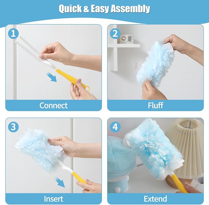 60 Count 360° Heavy Duty Duster Refills Compatible - Image 6