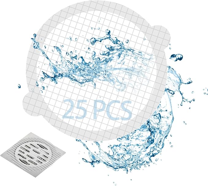 25pcs Disposable Shower Drain Hair Catcher Hair Trap by Unknown