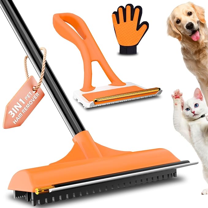 Carpet Rake for Pet Hair Removal by leishiyen