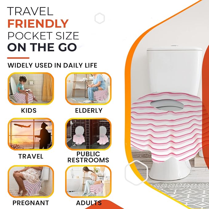 20 Extra Large Toilet Seat Covers Disposable - Image 3