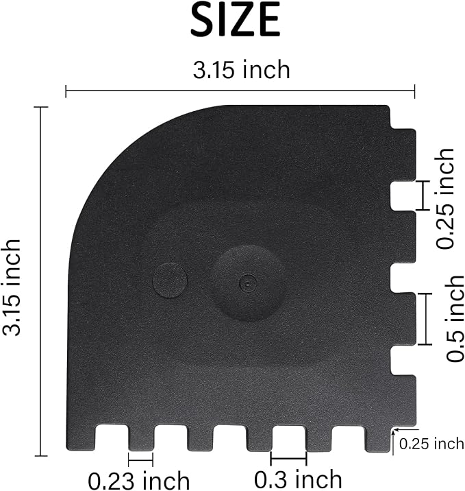 3 Set Plastic Grill Pan Scraper Tool - Image 6