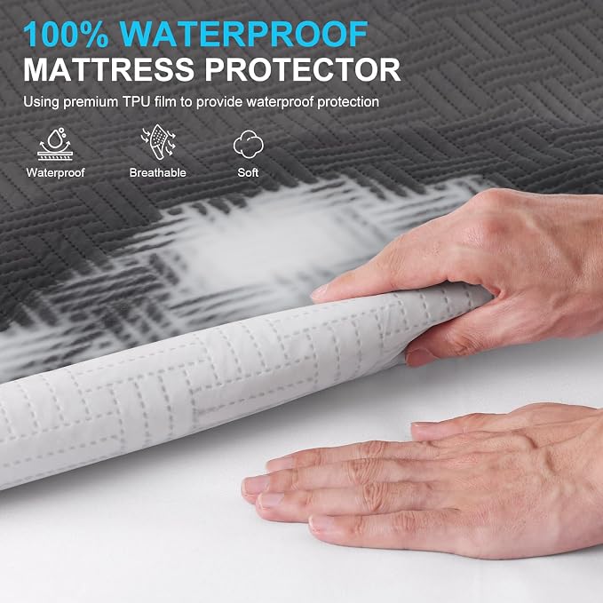Waterproof Mattress Protector Full Size - Image 2