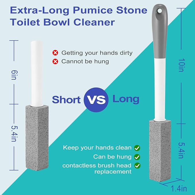 4 Pack Gnvop Toilet Pumice Stone - Image 4
