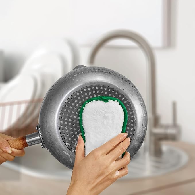 Kitchen Dish Sponge Scrubber Non Scratch, Dishcloth No Odor Reusable Washable - Image 6