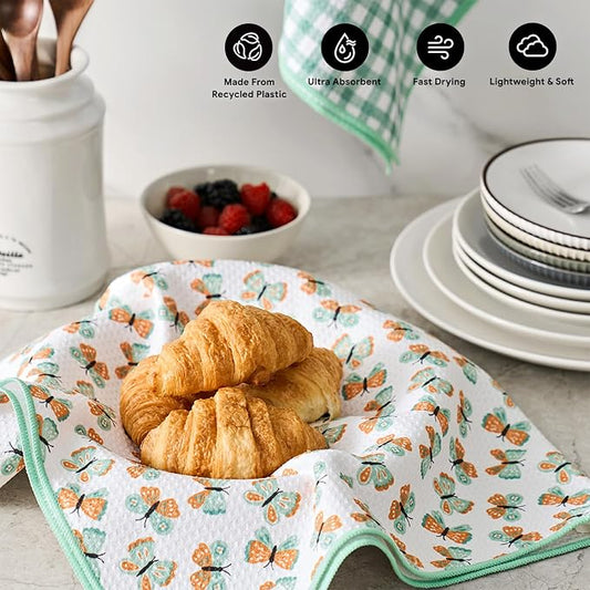 RECYCO Waffle Kitchen Towel Set of 2 - Image 2