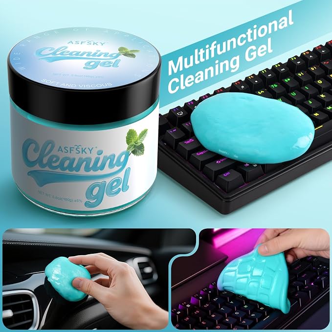 ASFSKY Car Cleaning Gel Cleaning Putty Universal Dust Cleaning Car Interior - Image 8