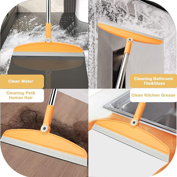 Silicone Air Broom, Concrete Floor, Bathroom Tile - Image 3