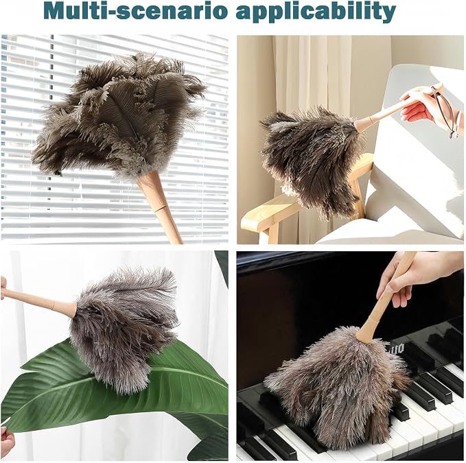Ostrich Feather Duster for Cleaning-Furniture Dusters - Image 4