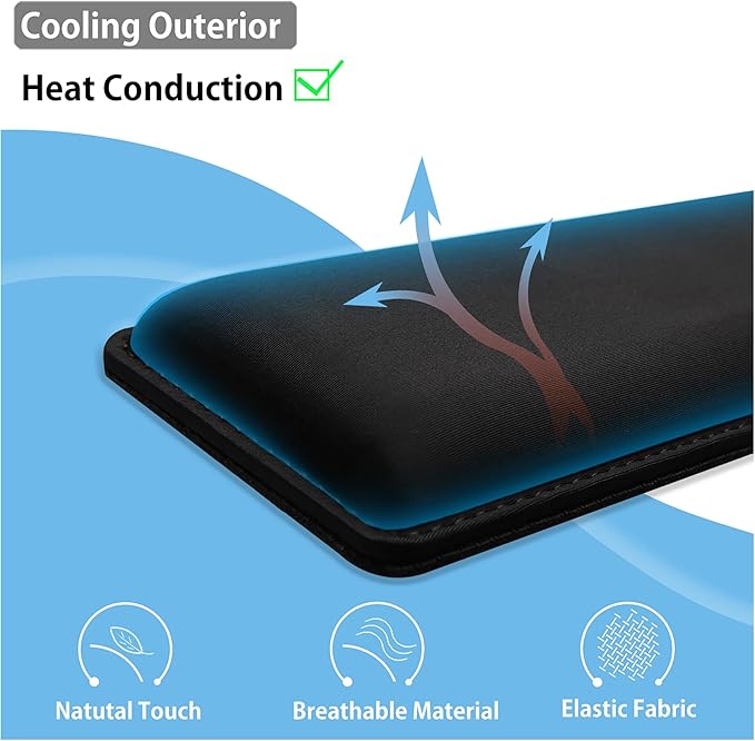 Faluber Cooling Gel Wrist Rest, 14.3-inch Length - Image 6