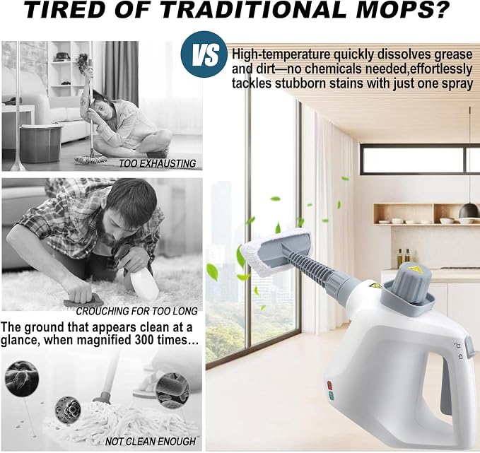 Handheld Pressurized Steam Cleaner - Image 2