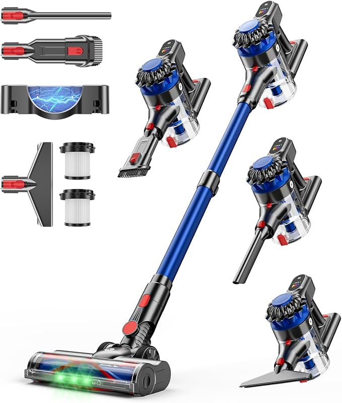 Cordless Vacuum Cleaner, 500W/40Kpa Vacuum Cleaners by Unknown