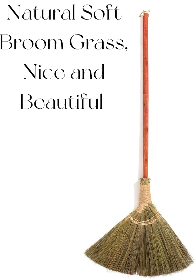Vietnamese Natural Straw Broom – Handmade Soft Grass Broom - Image 8