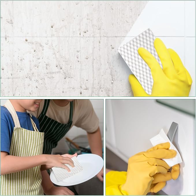 Magic Sponge Eraser Sheets- Garvonti 60 Pack Melamine Foam Sheet in Bulk - Image 6