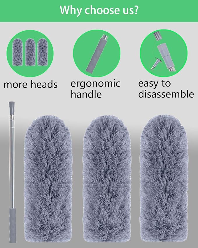 110" Extendable Feather Duster - Image 4