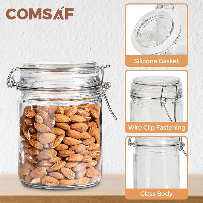 ComSaf Airtight Glass Canister - Image 4