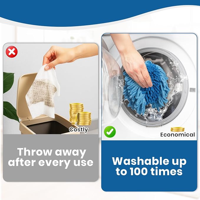19 Inch Dust Mops for Floor Cleaning - Image 3