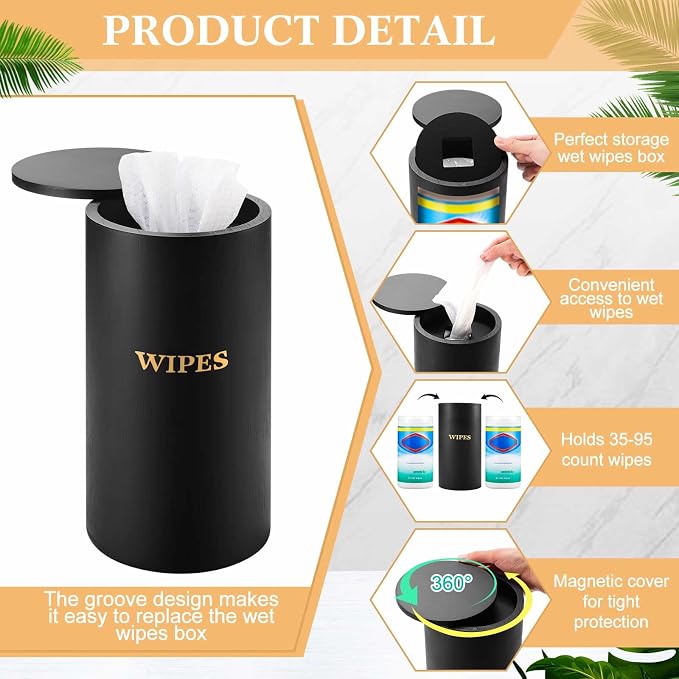 Refillable Wet Wipes Dispenser Disinfecting Wipe Container - Image 4