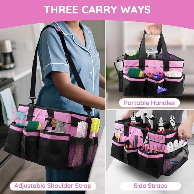 ZKOO Large Cleaning Caddy Bag - Image 6