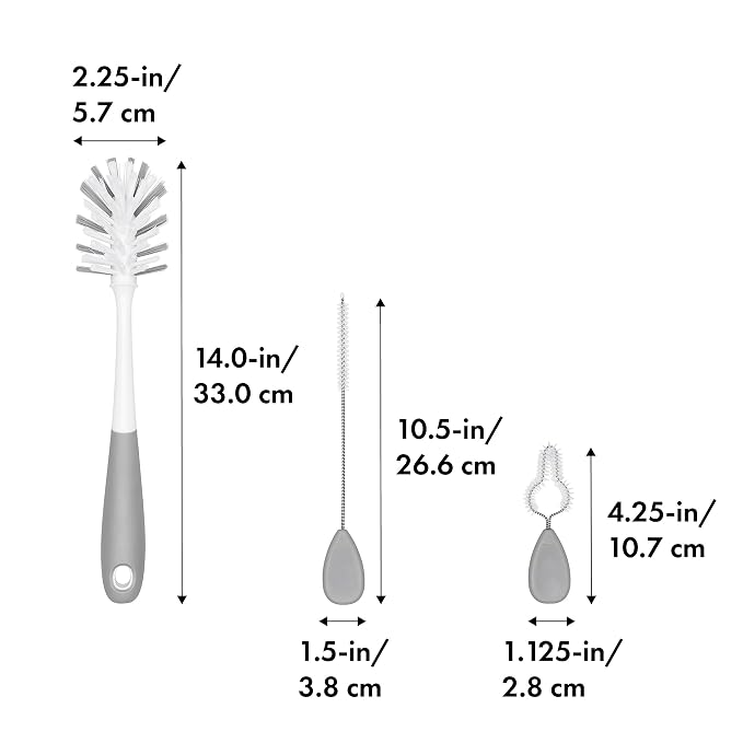 OXO Tot Water Bottle and Straw Cup Cleaning Set Brush Set - Image 2