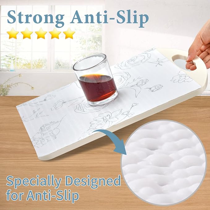 Shelf Liners for Kitchen Cabinets 23.6in x 30FT Non Adhesive Drawer Liner - Image 5