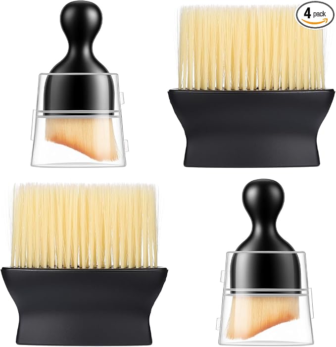 4 PCS Soft Bristle Car Interior Brush, Curved Design Cars Duster Interiors by Unknown