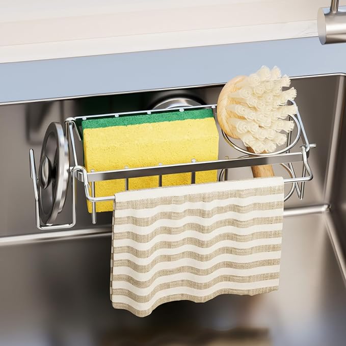 TAILI 4-in-1 Sponge Holder for Kitchen Sink by TAILI