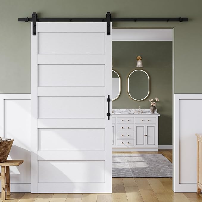 SmartStandard 40in x 84in Sliding Barn Door by SMARTSTANDARD