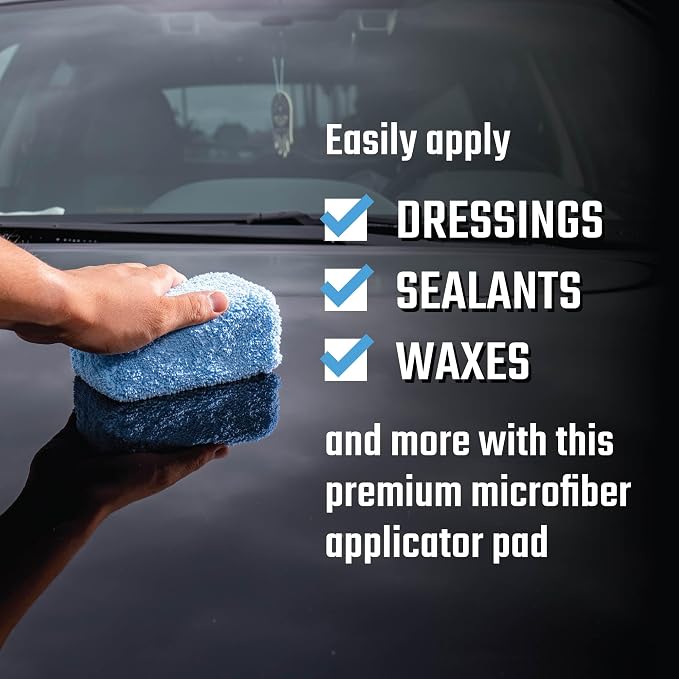 Chemical Guys Premium Grade Microfiber Applicator Pads - Image 3