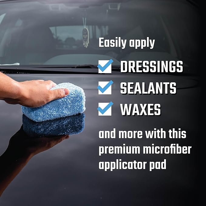 Chemical Guys Premium Grade Microfiber Applicator Pads - Image 2